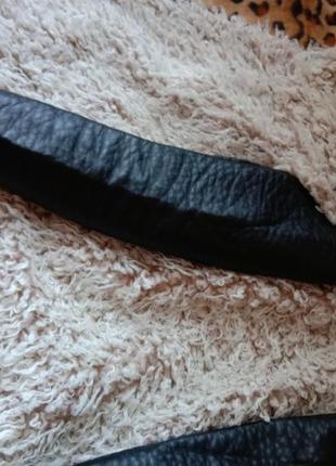 H&m нова сток куртка шуба тедді шкурка з шкіряними рукавами44-4611 фото