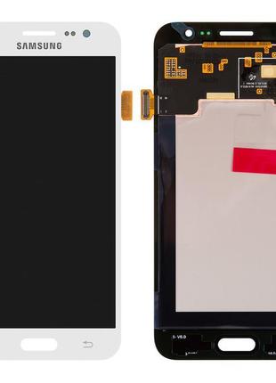 Дисплей samsung gh97-17667a j500h galaxy j5 з сенсором білий сіри