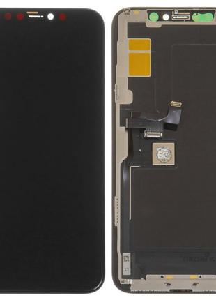 Дисплей (lcd) iphone 11 pro (oled gx) з сенсором чорний