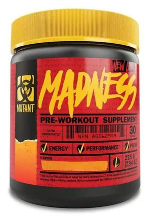 Предтренировачный комплекс mutant madness 225г.