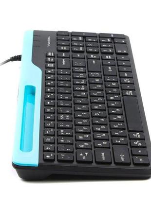 Клавіатура a4tech fk25 (black) з підставкою для смартфона3 фото