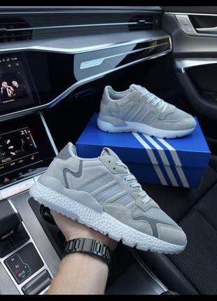 Чоловічі кросівки adidas nite jogger gray