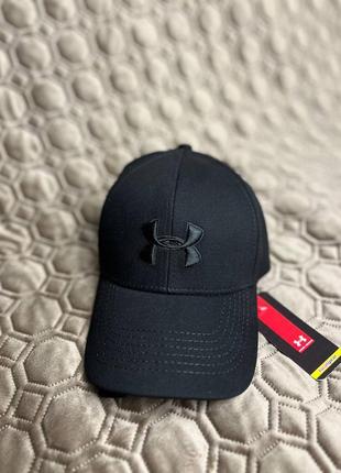 Кепка бейсболка under armour черный лого лето 56-582 фото