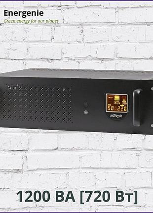 Джерело безперебійного живлення energenie ups-rack-1200 720 вт...