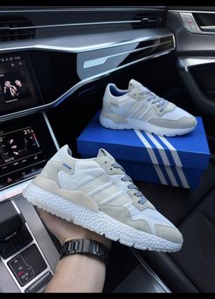 Чоловічі кросівки adidas nite jogger white