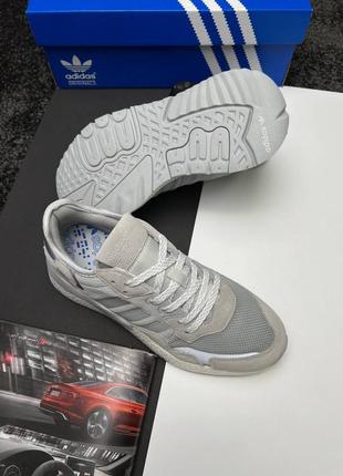 Мужские кроссовки adidas nite jogger gray5 фото