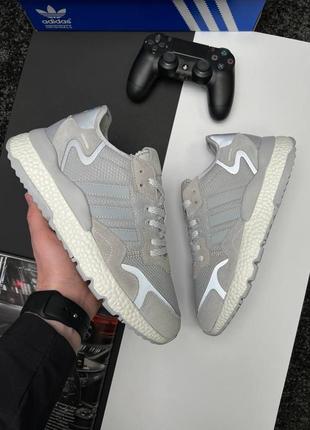 Мужские кроссовки adidas nite jogger gray6 фото