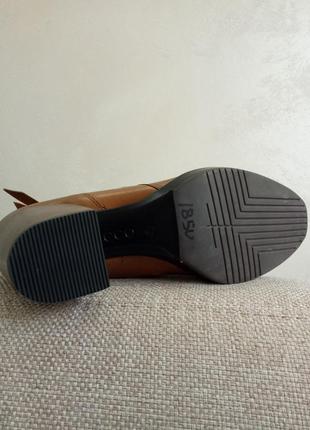 Кожаные ботинки ботильоны сапожки эсосо shape 272513/розм.40 оригинал)3 фото
