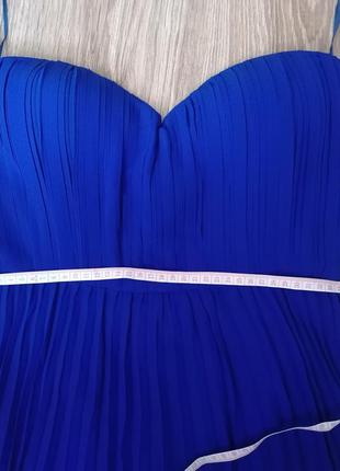 Сукня коктельна кольору електрик2 фото