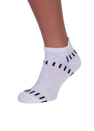 Шкарпетки жін білі арт.hl-1 р.23-25 10пар тм золотой клевер
