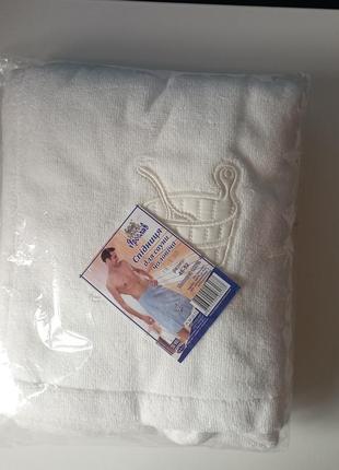 Набор для бани/сауны махровый мужской килт и полотенце от производителя тм ярослав1 фото