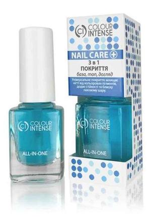 Покриття для нігтів nail care 101 all-in-one 3 в 1 тм colour i...