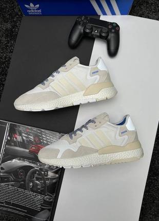 Мужские кроссовки adidas nite jogger white3 фото