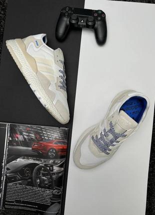 Мужские кроссовки adidas nite jogger white2 фото