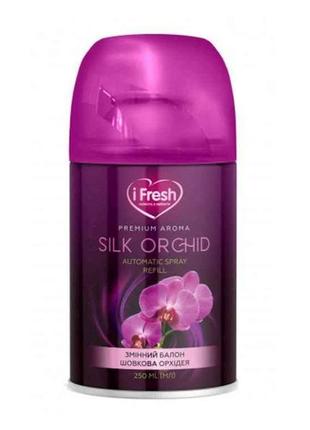 Змінний балон д/осв повітря premium silk orchid 250мл тм ifresh