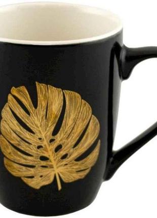 Чашка 360 мл golden leaf 21-279-066 тм keramia