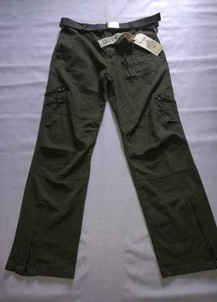 Брюки-милитари, колеру хаки,size 31,новые