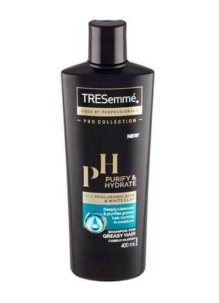 Шампунь 400мл зволожувальний hydrate and purify тм tresemme