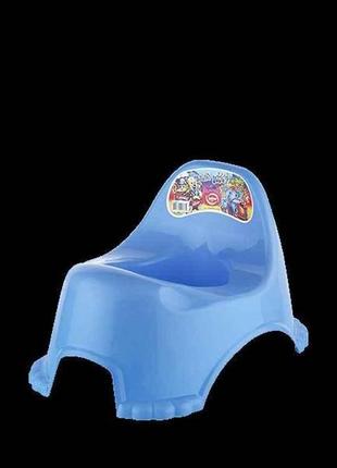 Горщик дитячий блакитний potty chair 311 тм elif