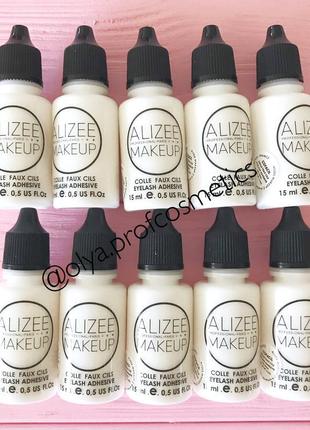 Водостойкий силиконовый клей для пучковых ресниц alizee makeup франция