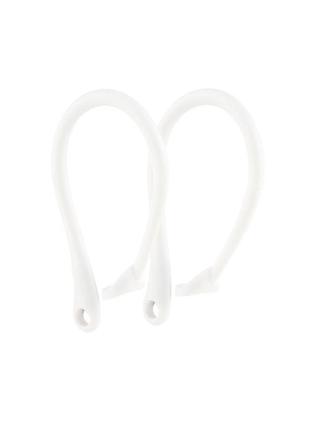 Силіконовий тримач для безпровідних навушників ear hooks white3 фото