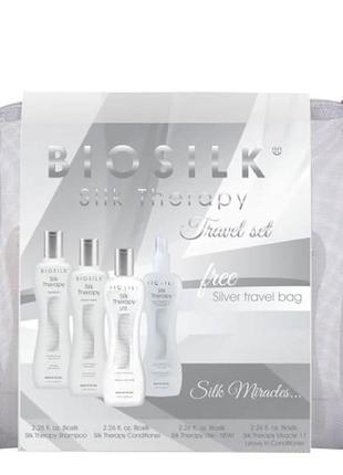 Biosilk silk therapy travel kit  ⁇  дорожній набір шовкова терапі