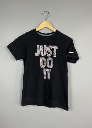 Nike just do it женская хлопковая футболка1 фото
