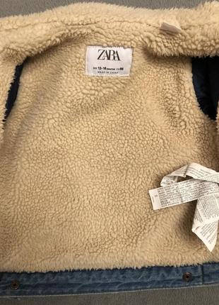 Куртка zara 18-24 для ребенка 86 размер4 фото