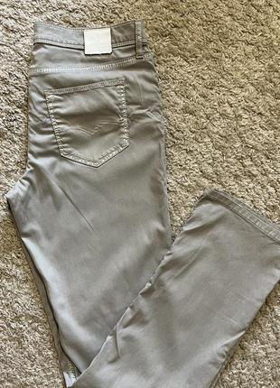 Джинсы, штаны bogner оригинал бренд брюки стрейч серебристое напыление размер 32,33 на размер m,l указан 42