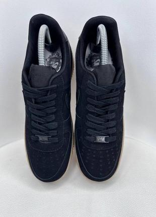 Nike air force 1 black6 фото