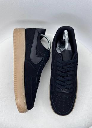 Nike air force 1 black4 фото