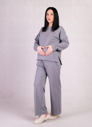 Жіночий костюм для вагітних демісезон рр 46-56 4 кольори4 фото