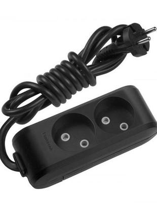 Подовжувач panasonic x-tendia 2 гнізда, 3 м, із захисними штор...