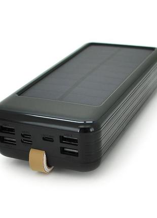 Power bank kkd-6w 60000 mah solar, flashlight, input: 5v/2.1a(...