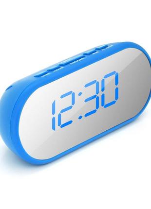 Електронний годинник vst-712y дзеркальний дисплей, будильник, ...