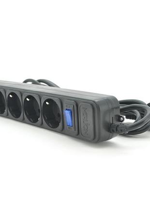 Мережевий подовжувач merlion b545, 220в 10а, 5 розеток, 4,5 м,...