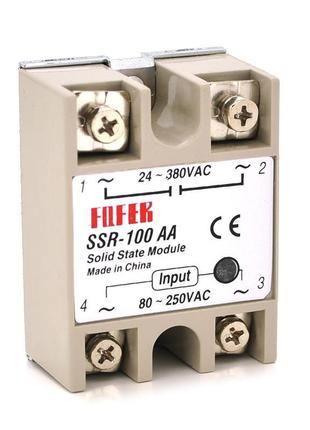 Твердотільні реле fotek ssr-100аa 100а 24-380в ac