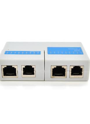 Тестер кабельний merlion ml7123 rj45 / rj12 (без батарейки в к...