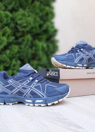 Чоловічі кросівки asics gel-kahana 8 темно сірі з салатовим модні кросівки асікс...