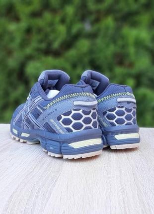 Чоловічі кросівки asics gel-kahana 8 темно сірі з салатовим модні кросівки асікс...