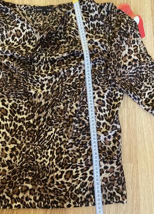 Нова ніжна блуза в леопардовий принт4 фото