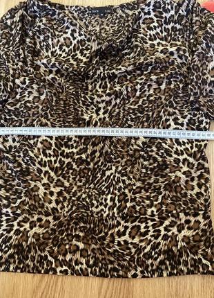 Нова ніжна блуза в леопардовий принт5 фото