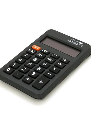Калькулятор small ct-210n, 23 кнопки, розміри 100*60*10мм, bla...