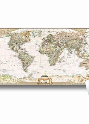 Килимок 300 * 700 тканинної карта світу з бічної прошивкою, то...