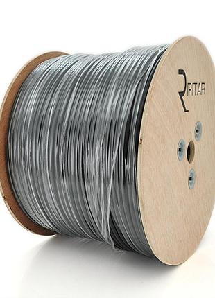 Кабель коаксіальний з живленням ritar b305-rg690cu + 2x0.5mm c...
