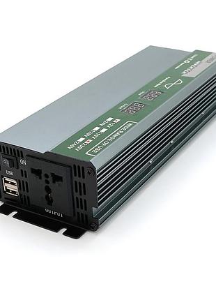 Інвертор напруги demuda dmdpsw-800w, 12v/220v, 800w з правильн...