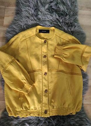 Блуза льон zara 7