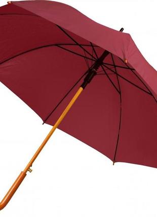 Женский зонт-трость полуавтомат bergamo toprain красный