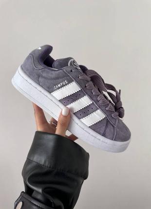 Женские кроссовки adidas campus «&nbsp;shadow violet&nbsp;» premium