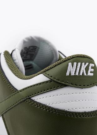 Nike dunk low wmns 'medium olive'4 фото